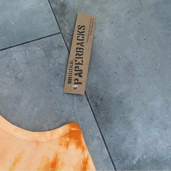 NEW original paperbacks 3 tank tops tie dye blue Large - Picture 5 of 13